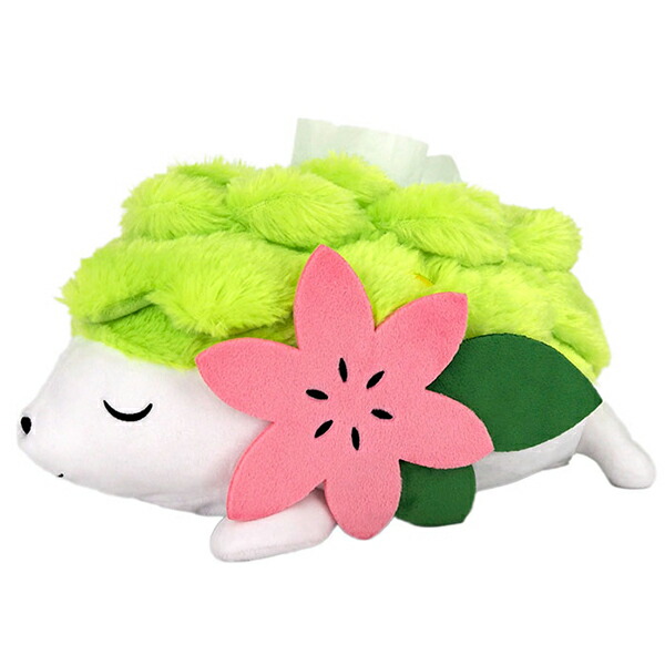 ポケモン すやすやティッシュカバー シェイミ Cpz06 ポケットモンスター インテリア 雑貨 ティッシュケース カー用品 三英貿易 ギフト プレゼント キャラクター アニメ ユナイト Pokemon Unite 使い勝手の良い