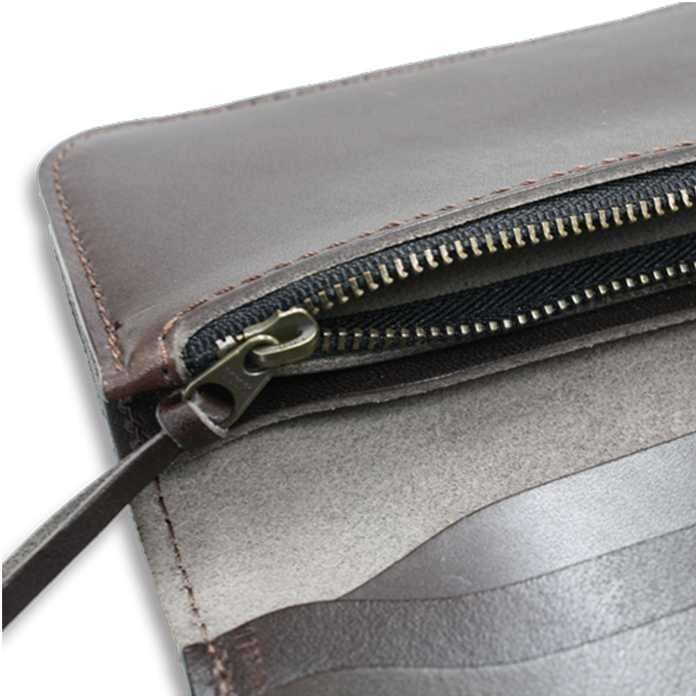 GrenGren: Billfold coin purse made in Tochigi leather long wallet long wallet domestic ...
