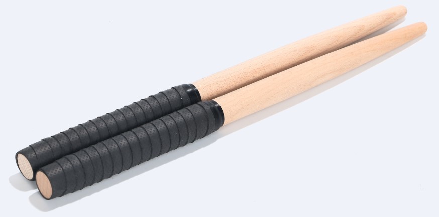 楽天市場 太鼓の達人 マイバチ 35cm 2本セット 黒色 朴の木 ロール 魔改造 Wii テーパー まいばち Maibati Grepo 楽天市場店