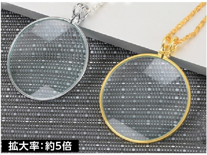 楽天市場】ペンダントルーペネックレス ペンダント ルーペ 拡大鏡