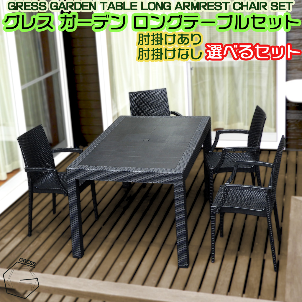 楽天市場】GRESS GARDEN SET グレス ガーデンセット テーブル ロング