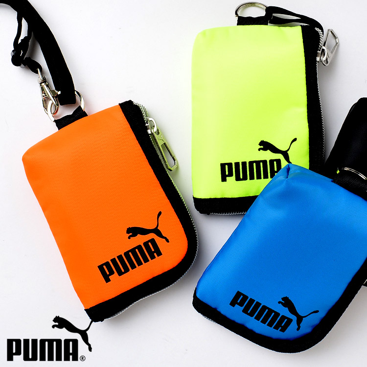 楽天市場】財布 PUMA プーマ 二つ折りウォレット ストラップ付き 斜めがけ 首掛け 紐付き PM242 小学生 二つ折り財布 バリバリ財布  面テープ マジックテープ キッズ ジュニア スポーツブランド こども こども用 子供 カード入 ファスナー サッカー フットサル おしゃれ ...