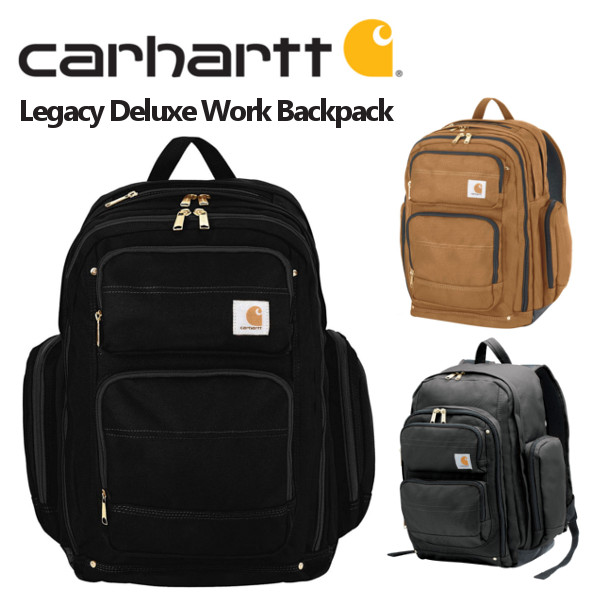 楽天市場 Carhartt カーハート Legacy Deluxe Work Pack バックパック リュック メンズ レディース ブラック ブラウン レガシーデラックス ワークパック メンズ レディース 大容量 通学 女子 おしゃれ Gross