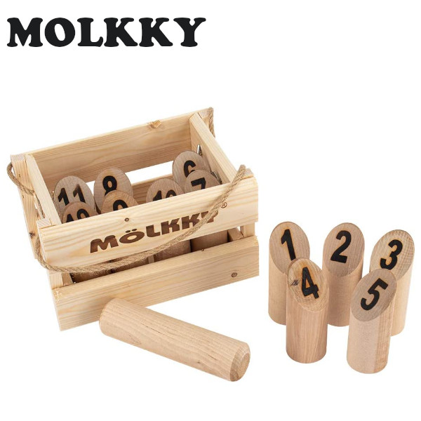 Molkky モルック Molkky Molkky 木製 おもちゃ 人気 スポーツ ゲーム 子ども 大人 シニア お年寄り あす楽 アウトドア レジャー キャンプ フィンランド 並行輸入品 Bouncesociety Com