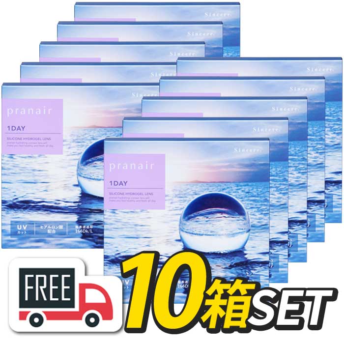 シンシア プラネアワンデー（1箱30枚入）10箱 pranair 1day コンタクトレンズ 1日使い捨て【送料無料】
