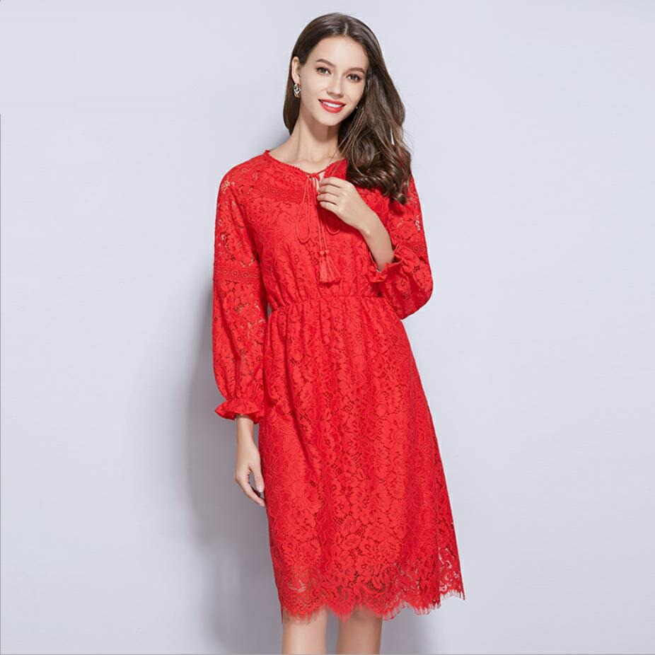 大きいサイズ L 6l ゆったり パーディー 二次会 結婚式 大人可愛い花柄総レースドレスワンピース T Korkmazmauritius Com