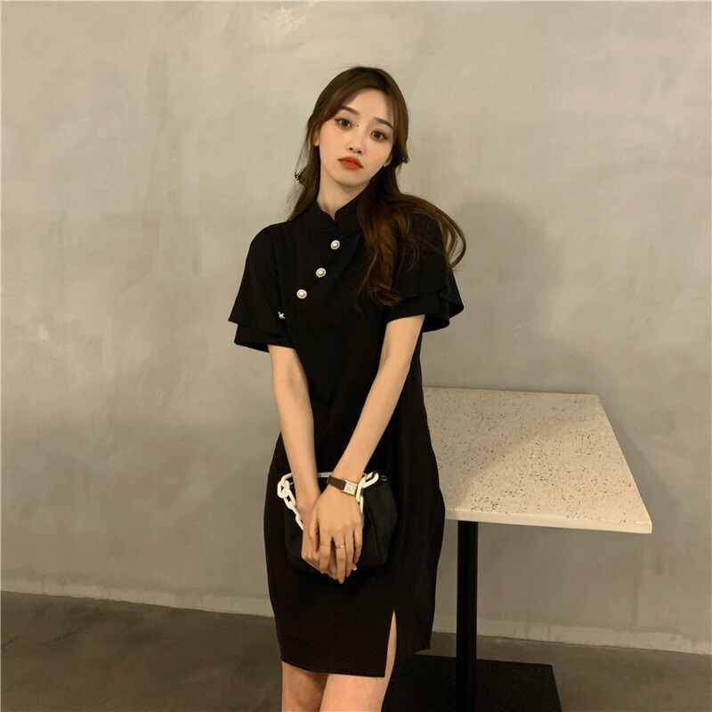 大きいサイズ 小さいサイズ M 5l ぽっちゃりさん 可愛い ミニ丈 チャイナドレス風 ワンピース T Educaps Com Br