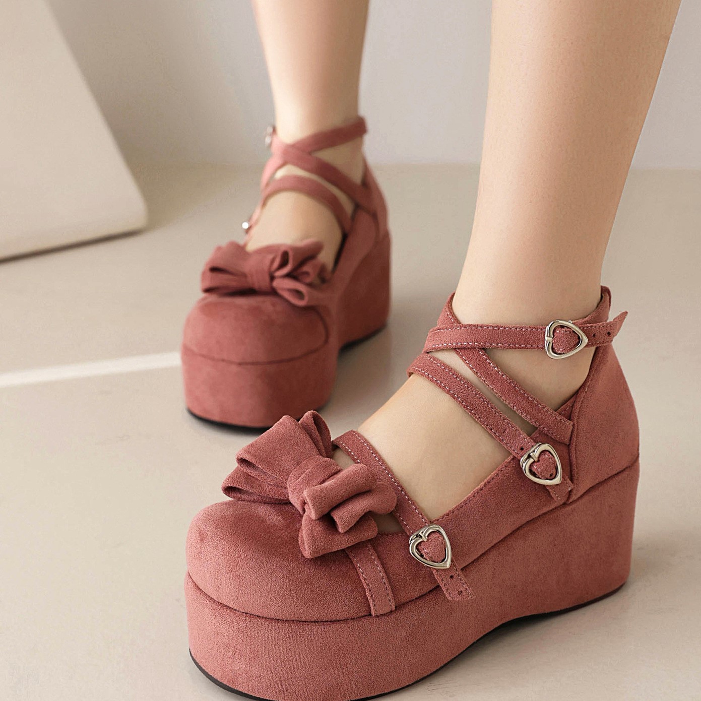 好いたらしいシュロの葉 パール パンプス (T)