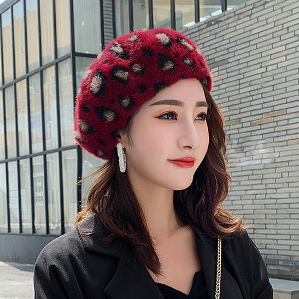 楽天市場 ベレー帽 レオパード柄 レディース 帽子 ファー ベレー帽 ヒョウ柄 ふわふわ 帽子 韓国 ファッション 服 韓国服 洋服 かわいい 可愛い おしゃれ レディースファッション アパレル カジュアル T グリンファクトリー