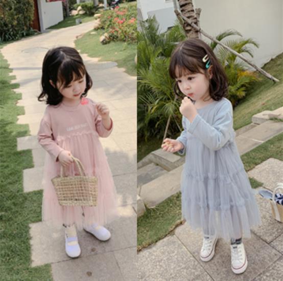 チュール ワンピース 可愛い 女の子 キッズ 子供服 シンプル ファッション T Letempslev K7a Com