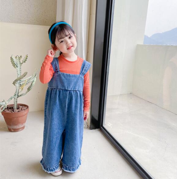 オーバーオール 女の子 デニム サロペット 可愛い 前後着用可 子供服 オールインワン T Crunchusers Com