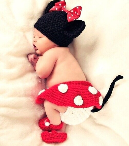 赤ちゃん 可愛い 手作り 写真の服 撮影 超かわいいイベビー服 4点セット ニット 生児 T Jurisaxis Com