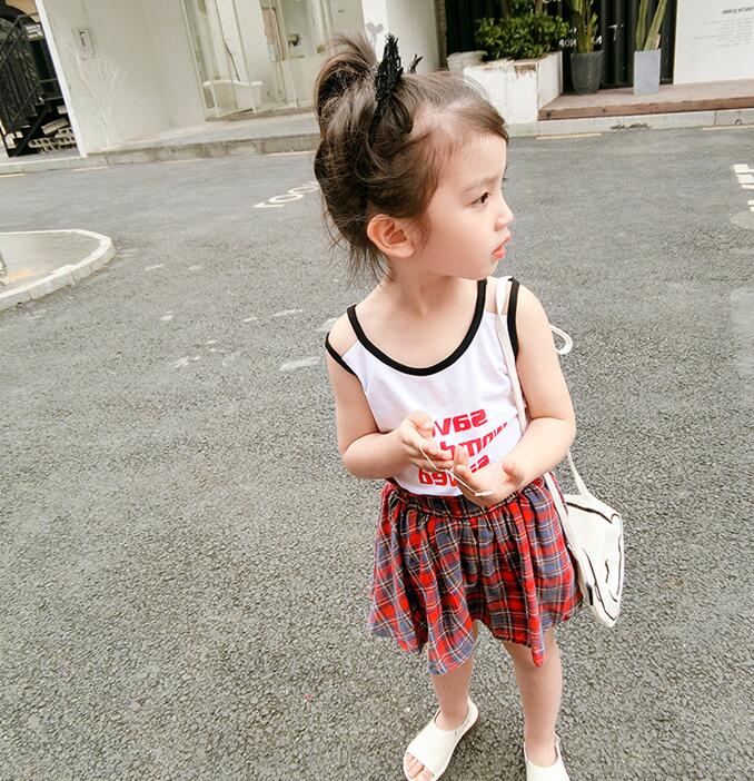 韓国子供服 キッズ ガールズ 女の子 Tシャツスカート2点セット セットアップ チョッキ T Marcsdesign Com