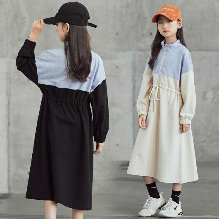 韓国ファッション ガールズ 女の子 レディース 子供服 ワンピース スカート パーカー 親子でお揃いコーデに T Marcsdesign Com