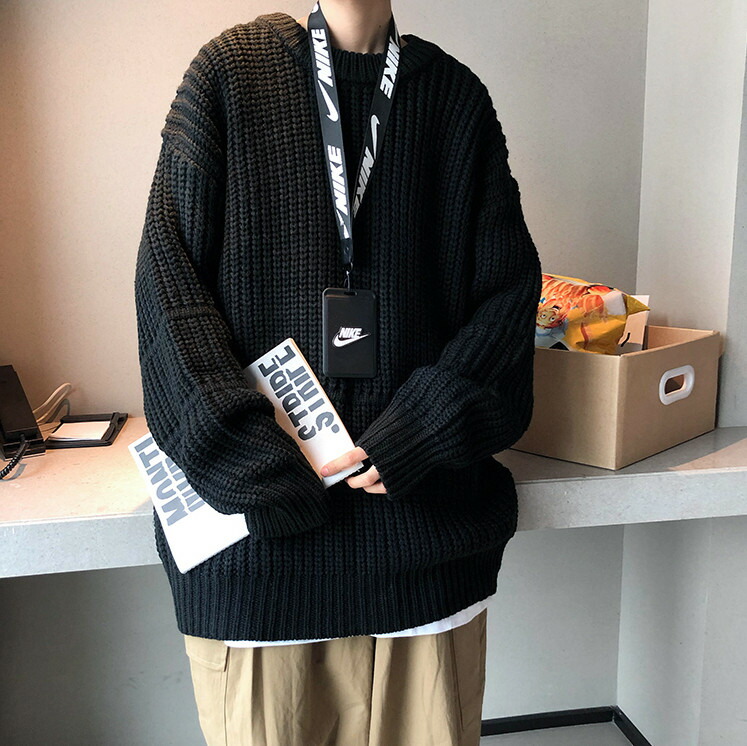 快適 セーター 韓国ファッション ラウンドネック シャツ ニット アウター トップス メンズ T Educaps Com Br
