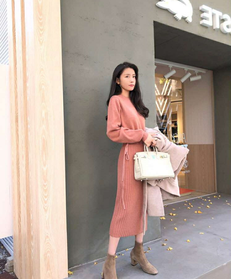 ジャージワンピース セーター コート スカート ワンピース レディース 韓国ファッション T Giosenglish Com