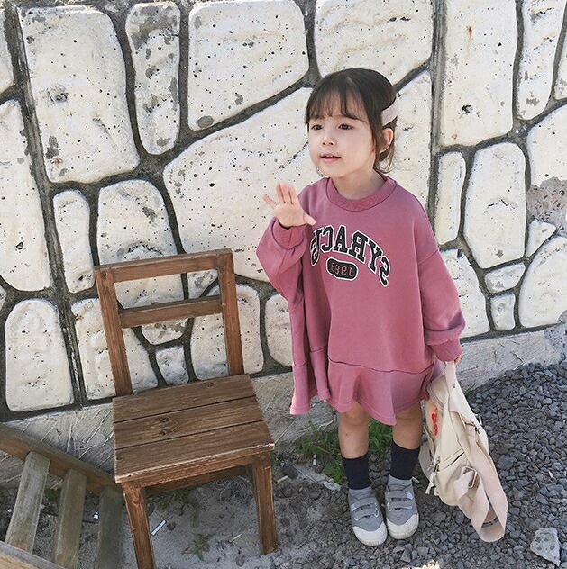 ガールズ 女の子 パーカー ゆったり 子供服 ワンピース 韓国子供服 キッズ服 T Educaps Com Br