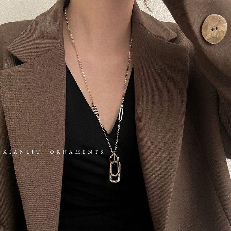 韓国ファッション エレガント 上品 シンプル アクセサリー ネックレス T Korkmazmauritius Com