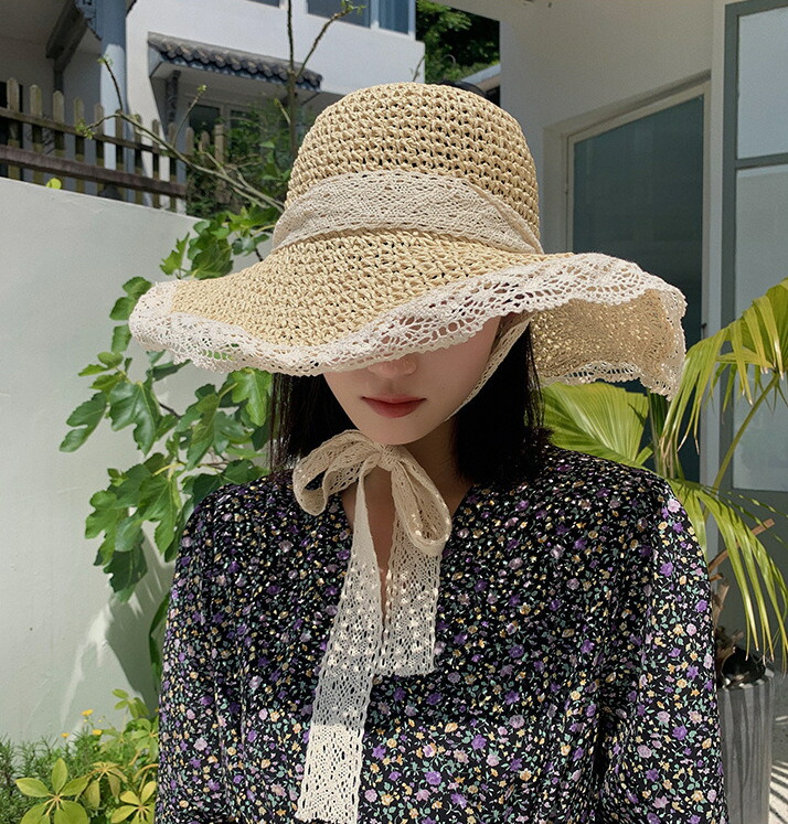 帽子 麦わら帽子 レディース メンズ 日よけ Uvカット 小顔対策 韓国ファッション 紫外線対策 T Giosenglish Com