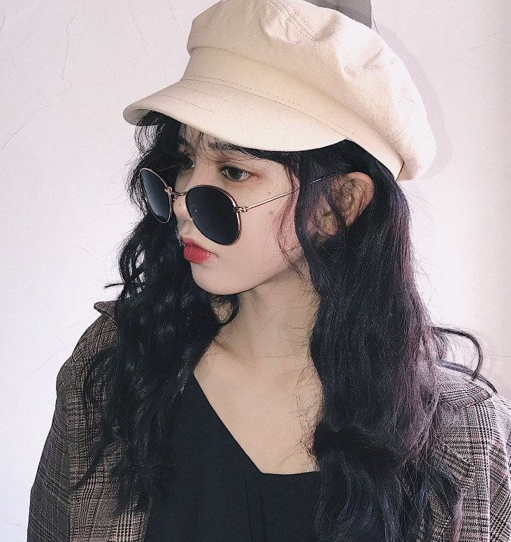 帽子 レディース K T つば広帽子 ベレー帽 日焼け止め 韓国ファッション お得セット 日焼け止め
