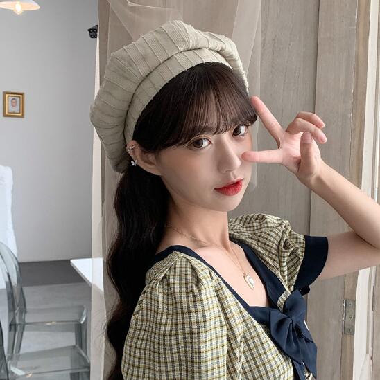 品質のいい 帽子 キャップ ベレー帽 イギリス風 ストライプ レディースファッション K T Balkon86 Ru