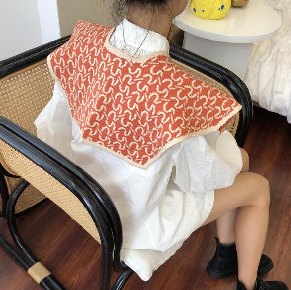 マフラー ストール ニット 防寒 英字 オシャレ レディースファッション T Educaps Com Br