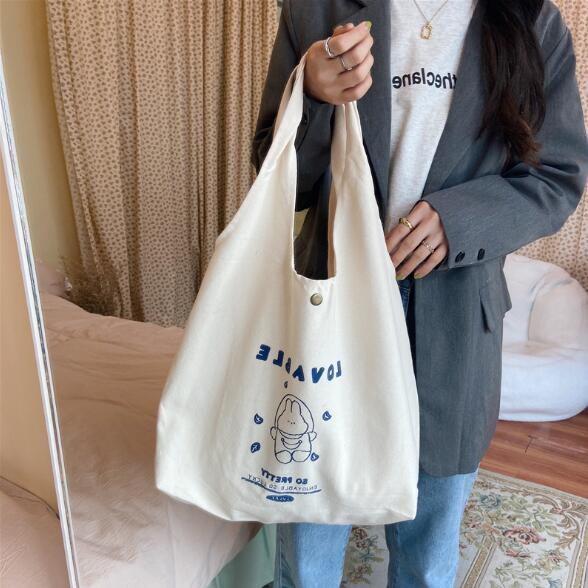 楽天市場 エコバッグ 帆布 トートバッグ 大容量 兎 かわいい オシャレ デザイン T グリンファクトリー