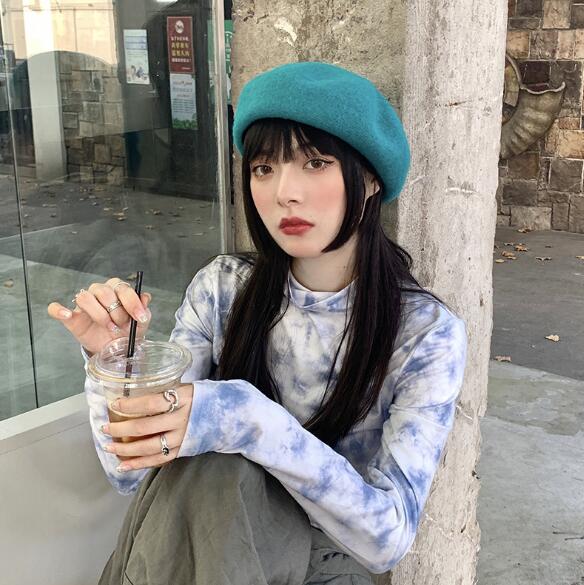 帽子 ベレー帽 ビンテージ イギリス風 ウール レディース 韓国ファッション T Marcsdesign Com