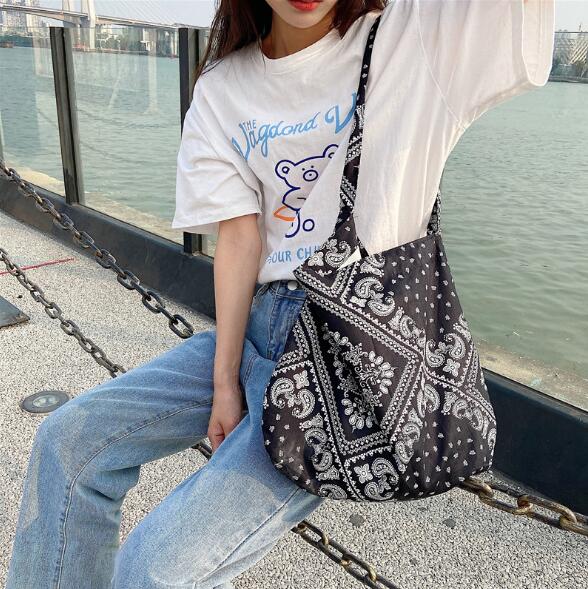 楽天市場 バッグ トートバッグ ショルダーバッグ 民族風 帆布 レディース 韓国ファッション T グリンファクトリー