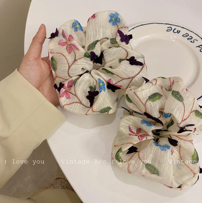 ヘアアクセサリー ヘアゴム シュシュ 花 レディースファッション T Amedf Com Br