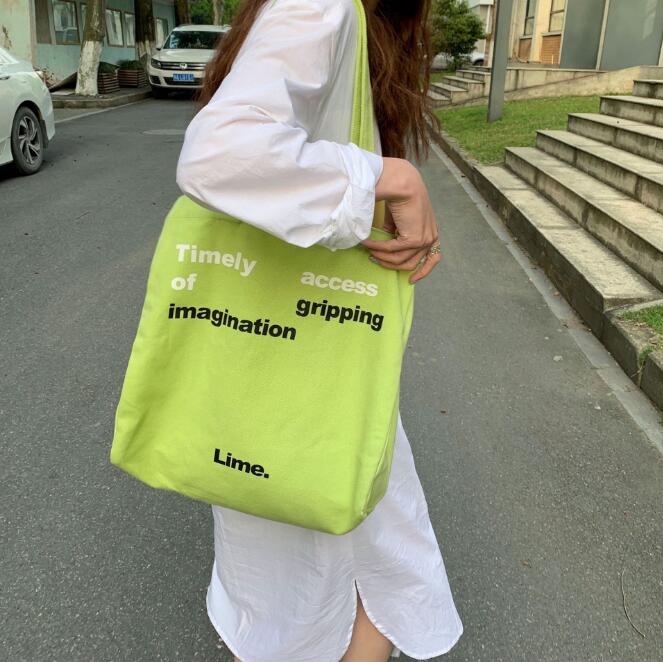 カバン トートバッグ ズック 偉い収容能力 グリーン レディース流行り物 T Foxunivers Com