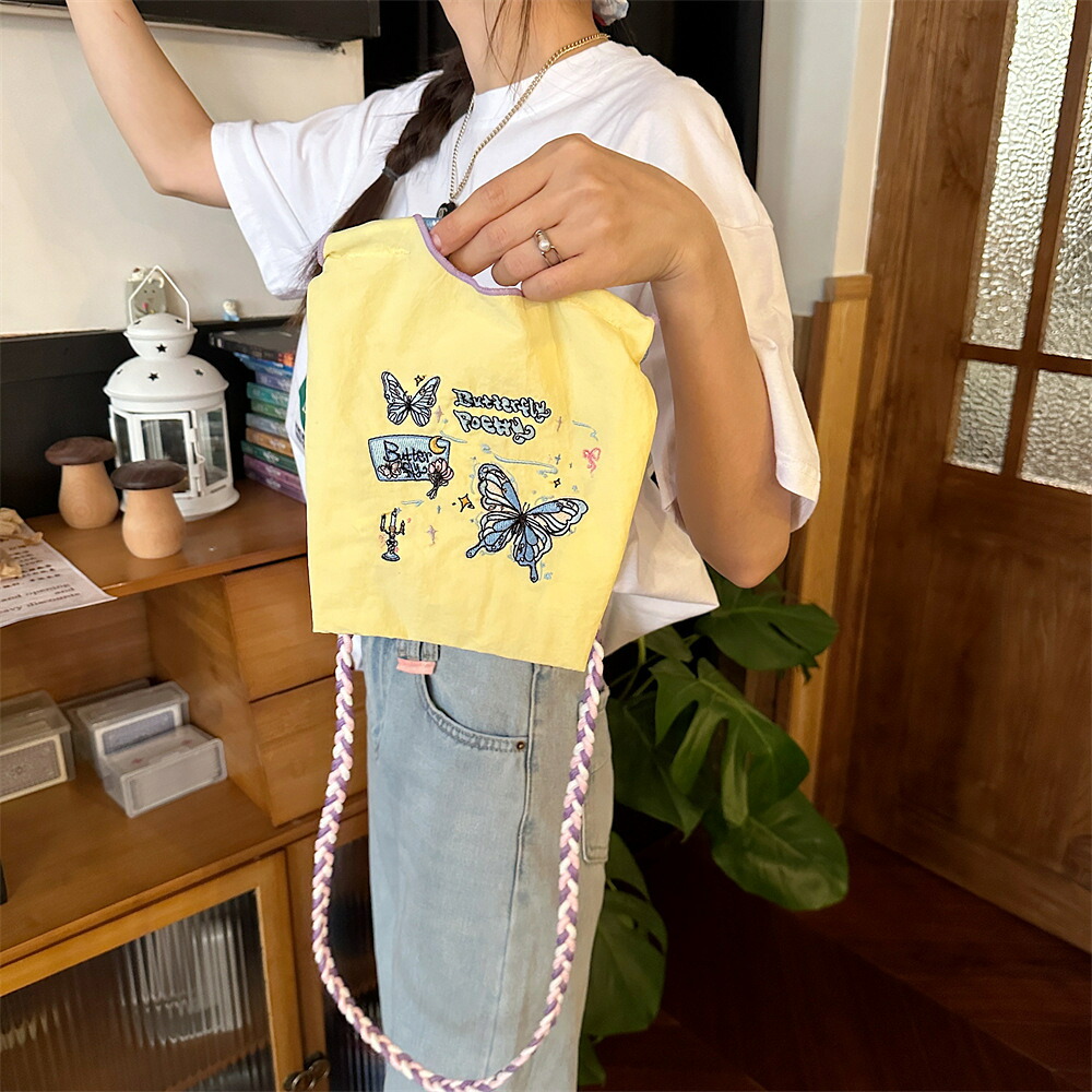 ショルダーバッグ エコバッグ 帆布バッグ (T)
