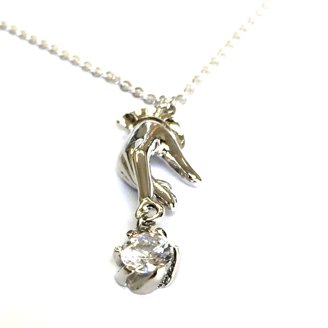 日本製 指頭ブラブラ キュービックジルコニアペンダント 照照たる ばら色p T Foxunivers Com