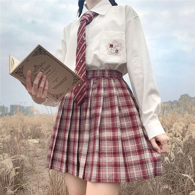 楽天市場 森ガール 学生 可愛い 女子高生 シャツ ネクタイ付き レディース Jk 制服 コスプレ おしゃれ 長袖 T グリンファクトリー