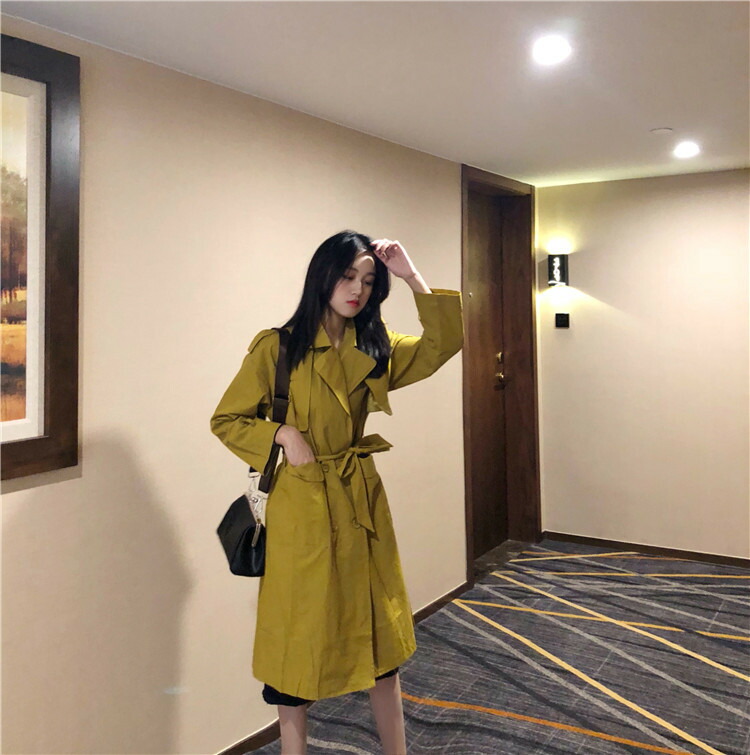 韓国韓国流行り物 ご内儀思える トレンチコート T Hotjobsafrica Org