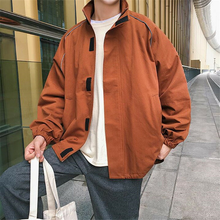 楽天市場 ミリタリージャケット メンズ スタンドカラー コート スウェット 長袖 ジャケット メンズ アウター T グリンファクトリー