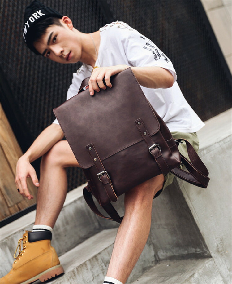 韓国ファッションハイカラな大学校技倆デイバッグリュックサックメンズ T Hotjobsafrica Org