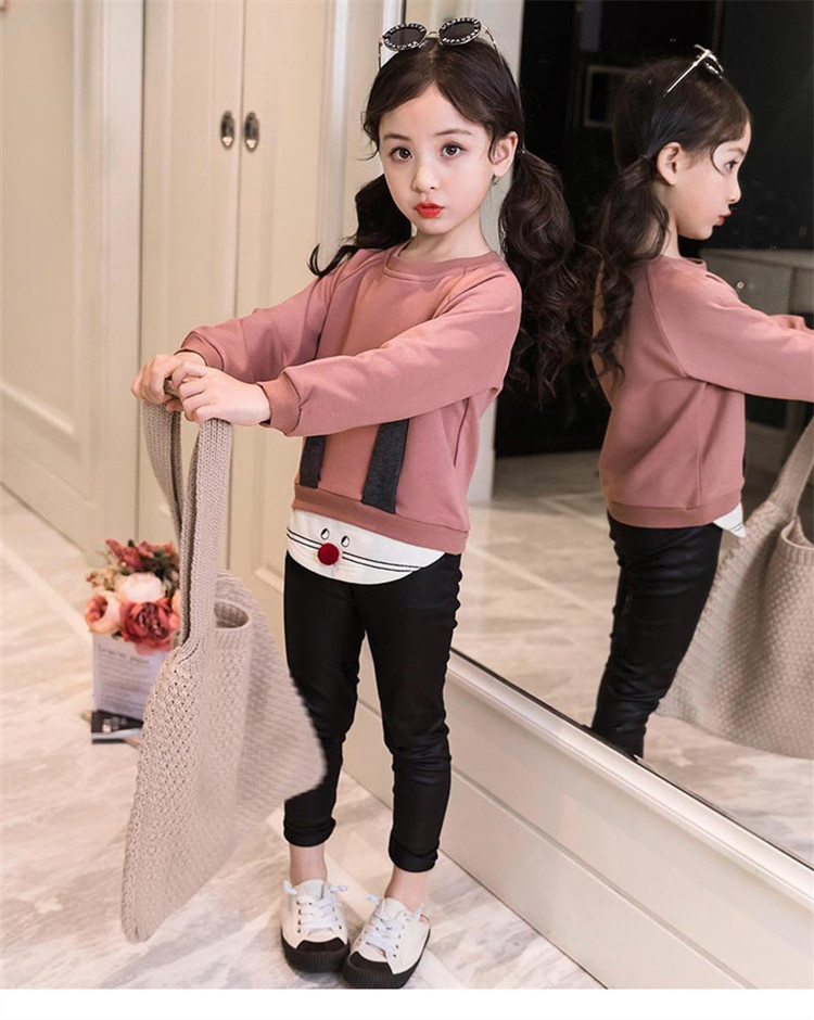 可愛い 子供服 韓国ファッション 女の子 流行のキッズ服 長袖 スウェットシャツ T Educaps Com Br