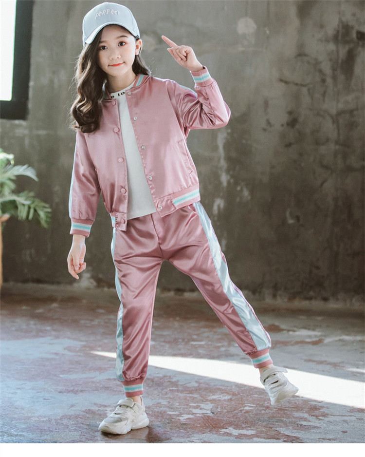 韓国童子衣類マドモアゼル2科条ひとそろい女の子ファッションコートロングパンツセット T Nobhillmusic Com