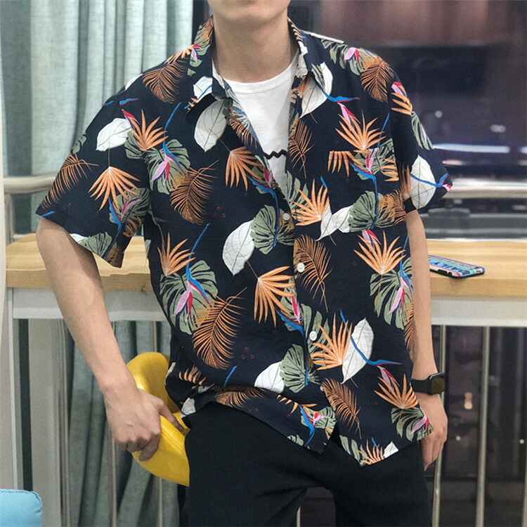 瀟洒韓国ファッションカジュアルトレンド大学生半袖シャツトップス T Hotjobsafrica Org