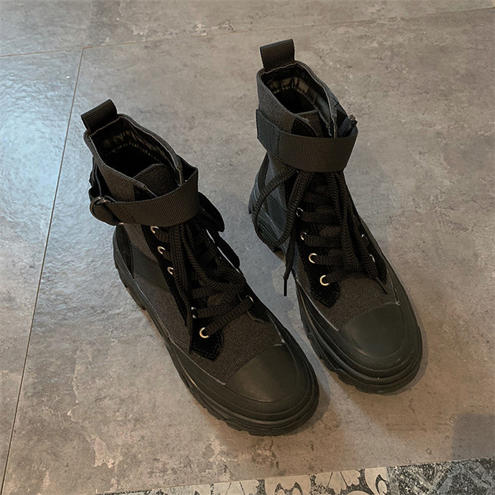 色登場 韓国ファッション レディース マーティンブーツ 女性 シングルブーツ ワイルド ブーツ T Giosenglish Com