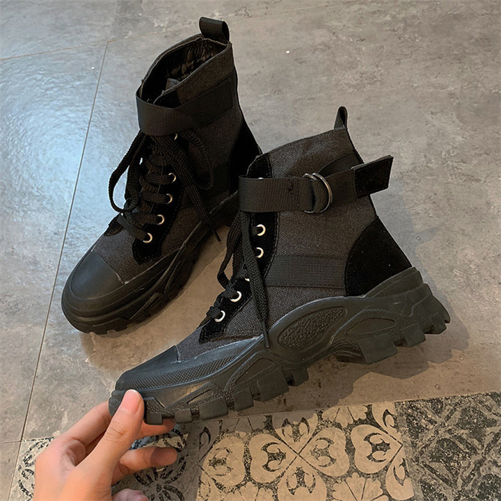 色登場 韓国ファッション レディース マーティンブーツ 女性 シングルブーツ ワイルド ブーツ T Giosenglish Com