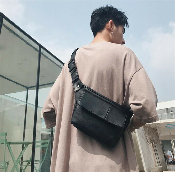 楽天市場 韓国 メンズバッグ トレンド ファッション チェストバッグ 個性 ハンサム ウエストバッグ T グリンファクトリー