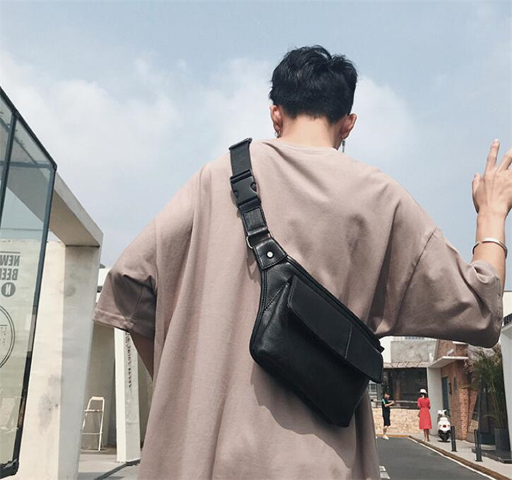 楽天市場 韓国 メンズバッグ トレンド ファッション チェストバッグ 個性 ハンサム ウエストバッグ T グリンファクトリー