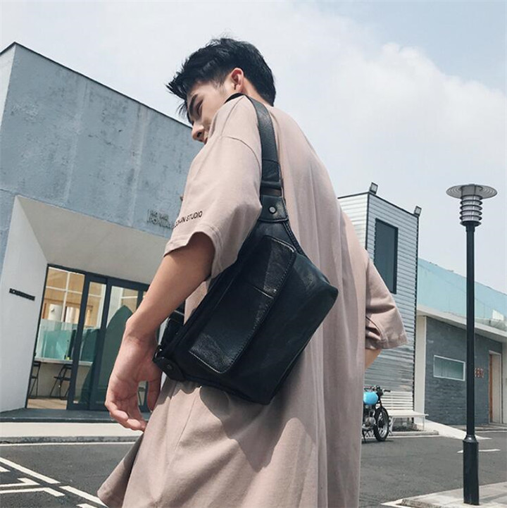 楽天市場 韓国 メンズバッグ トレンド ファッション チェストバッグ 個性 ハンサム ウエストバッグ T グリンファクトリー