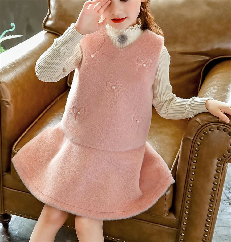 楽天市場 韓国 蝶結び可愛い系ワンピースベストスカート韓国語子供服フリル刺繍ジッパー T グリンファクトリー