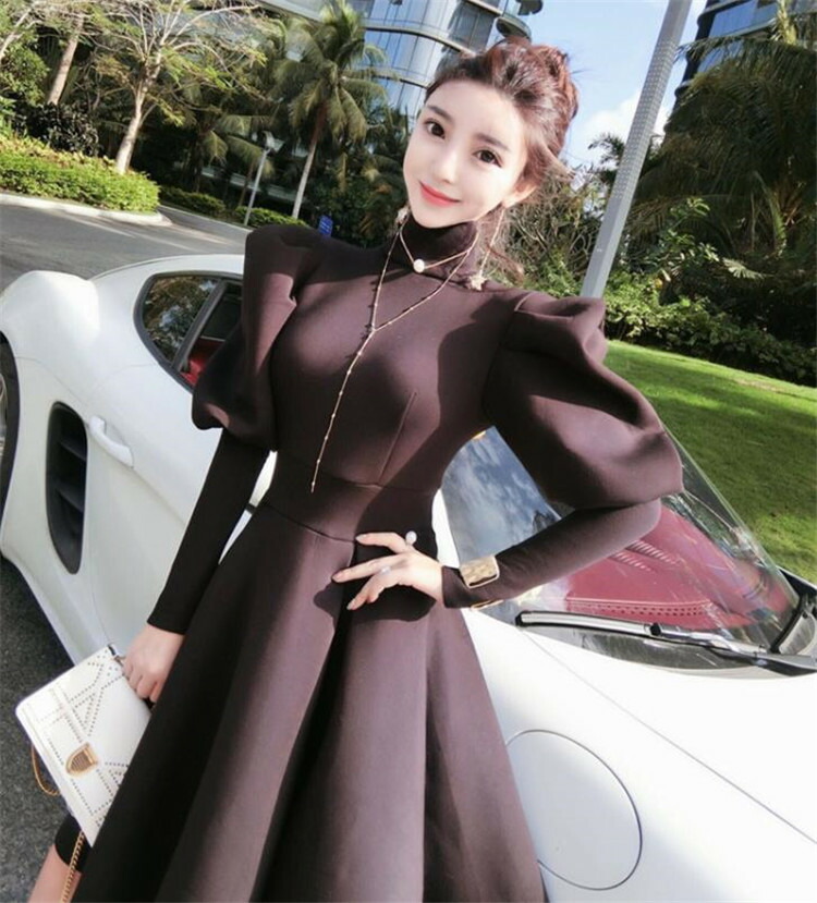 取合せ分りやすい衣で御機嫌西aロード韓国ナレーター中心点 頭分セクションハイカラーワンピース T Hotjobsafrica Org