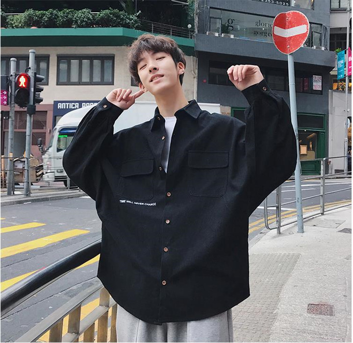 長袖 メンズ 韓国 コート ショート丈 男の子ファッション T Crunchusers Com