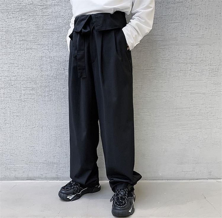 自在の着回しコーデ効果抜群 メンズ ハイウエスト パンツ トレンド ロングパンツ T Marcsdesign Com