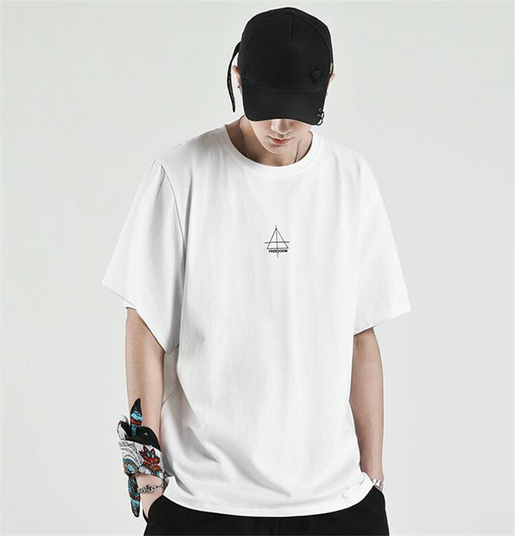 今が絶対い流行 ラウンドネック 半袖 Tシャツ トレンド メンズ シンプル 幾何学模様 プリント T Marcsdesign Com